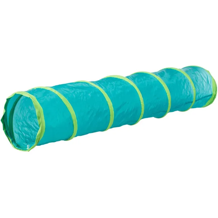 Główne zdjęcie produktu Nylonový tunel pro králíky, různé barvy o 19 x 117 cm