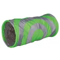 Następne zdjęcie produktu Nylonowy tunel dla małych zwierząt 15 x 35 cm szaro-zielony