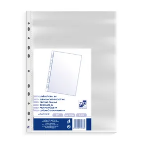 Eurocover A4 PP połysk eurozawias, połysk, 45mic. [100 szt]