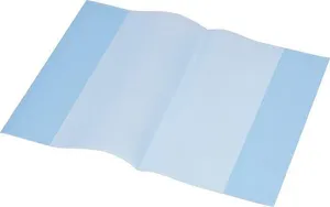 Okładka na notebooka, niebieska, A5, PP, ZAWIAS PLASTIKOWY [10 szt.]
