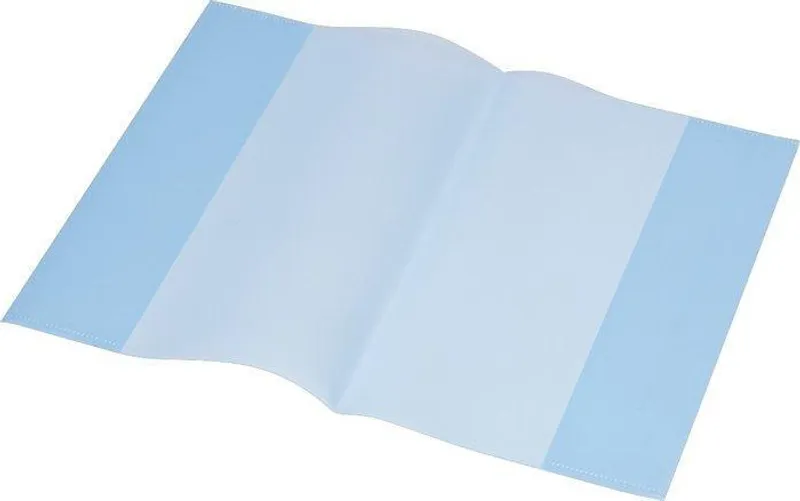 Główne zdjęcie produktu Obal na sešit, modrá, A5, PP, PANTA PLAST [10 ks]