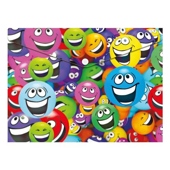 Główne zdjęcie produktu Obal PP s patentkou A4, Smiles