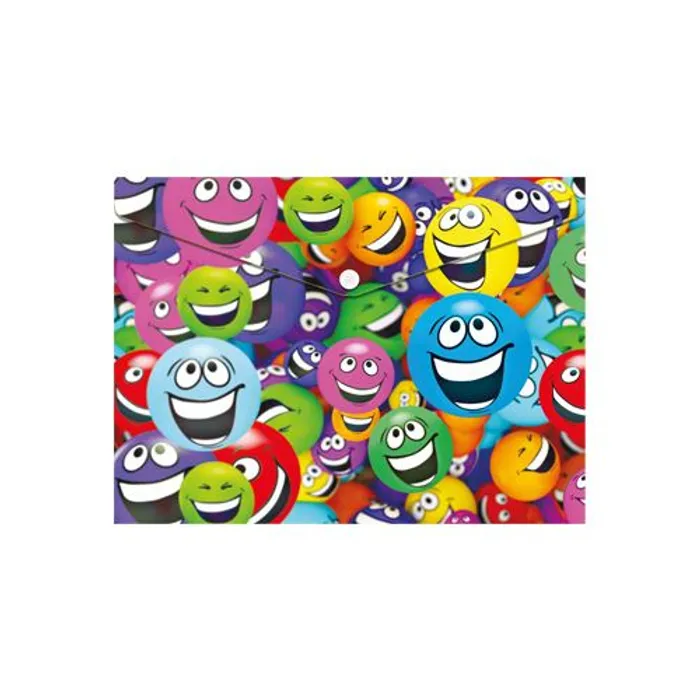 Główne zdjęcie produktu Obal PP s patentkou A5, Smiles