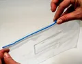Opakowanie PVC A4 z zamkiem błyskawicznym F56