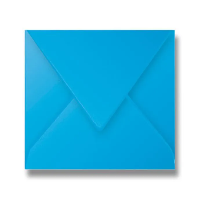 Główne zdjęcie produktu Obálka Clairefontaine, 165 x 165 mm, modrá, 20 ks