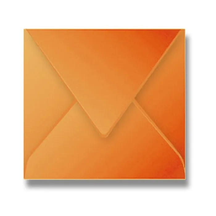 Główne zdjęcie produktu Obálka Clairefontaine, 165 x 165 mm, tm. oranžová, 20 ks
