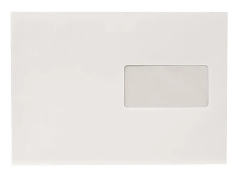 Główne zdjęcie produktu Obálka, LC5, samolepicí, s okénkem vpravo, 162 x 229 mm, VICTORIA