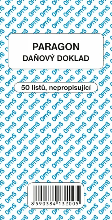Główne zdjęcie produktu Obchodní paragon, 50 listů 1320