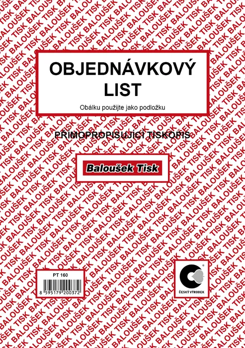 Główne zdjęcie produktu Objednávka A5 SP PT160