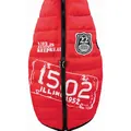 Następne zdjęcie produktu Sukienka z szelkami Saint-Malo czerwona S:36cm, klatka piersiowa:50cm, szyja:36cm