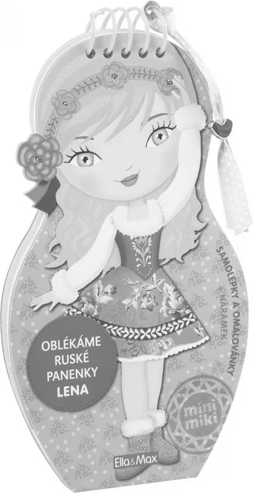 Główne zdjęcie produktu Oblékáme ruské panenky LENA - omalovánky