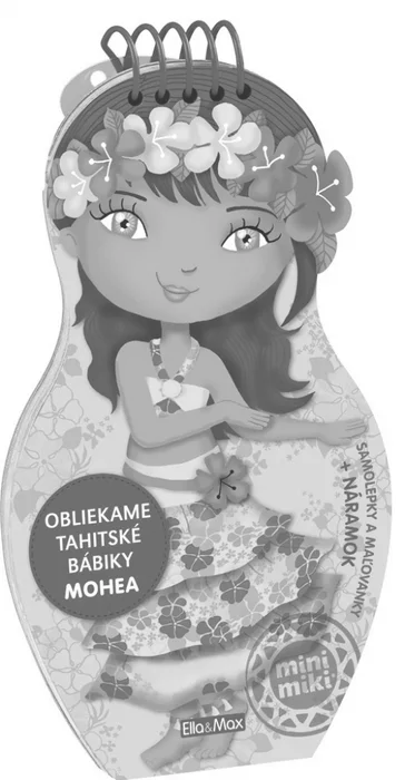 Główne zdjęcie produktu Obliekame tahitské bábiky MOHEA – Maľovanky