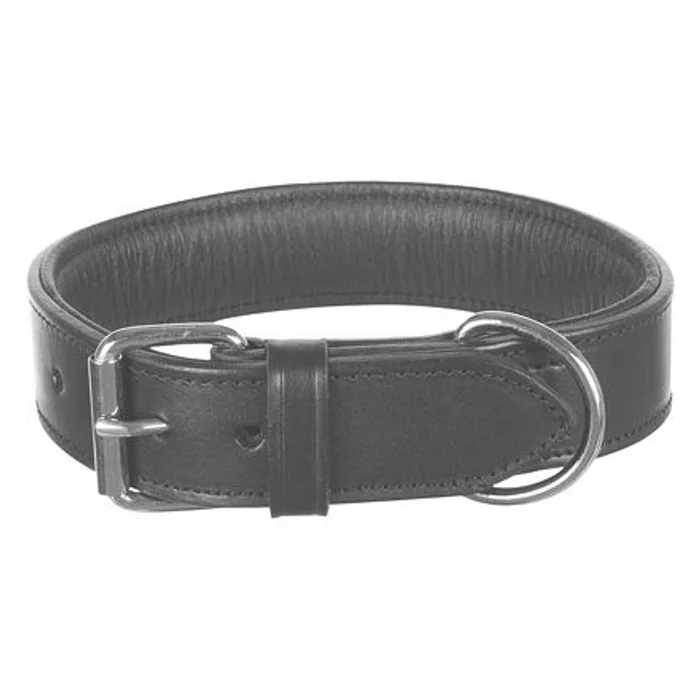 Główne zdjęcie produktu Obojek ACTIVE kožený - černý XL:65-75cm/40mm