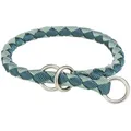 Obojek CAVO okrągły półzaciskowy, petrolejowo-szafirowy XS-S: 25-31 cm / o12 mm