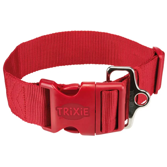 Główne zdjęcie produktu Obojek PREMIUM - červený L-XXL:55-80cm/50mm