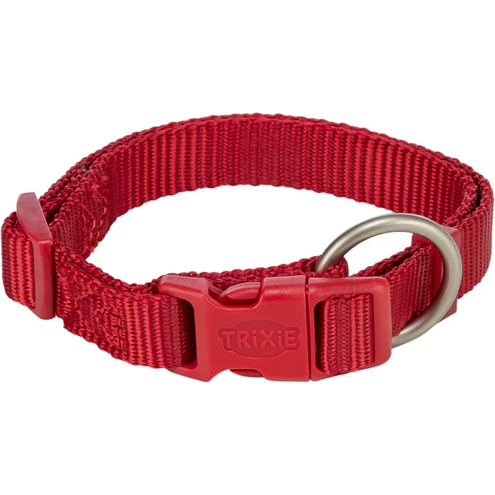 Główne zdjęcie produktu Obojek PREMIUM - červený M-L:35-55cm/20mm