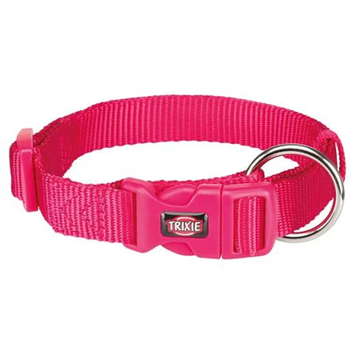 Główne zdjęcie produktu Obojek PREMIUM - fuchsie M-L:35-55cm/20mm