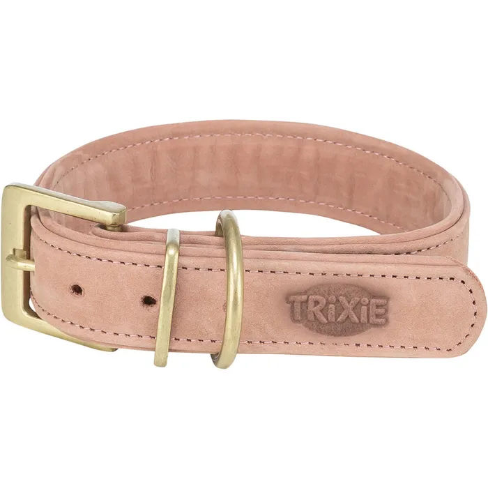 Główne zdjęcie produktu Obojek PURE kožený, růžováS-M: 31-37 cm/ 30 mm