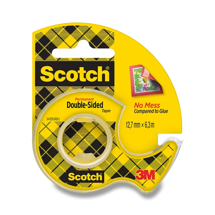 Główne zdjęcie produktu Oboustranná lepicí páska 3M Scotch Double 12 mm x 6,3 m