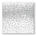 Serwetki PAW L 33x33cm 3 warstwy Confetti - Silver [20 szt]