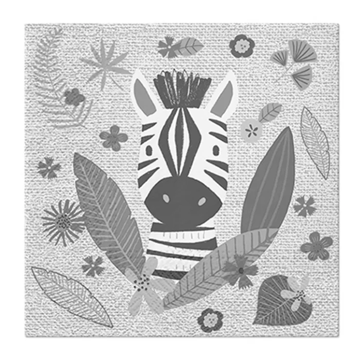 Główne zdjęcie produktu Obrúsky PAW L 33x33cm Jungle Friends