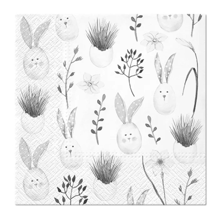 Główne zdjęcie produktu Obrúsky PAW L 33x33cm Rabbit Eggs