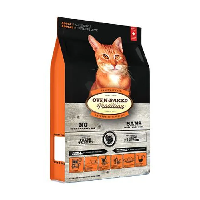 Główne zdjęcie produktu OBT Adult Cat Turkey 4,54 kg