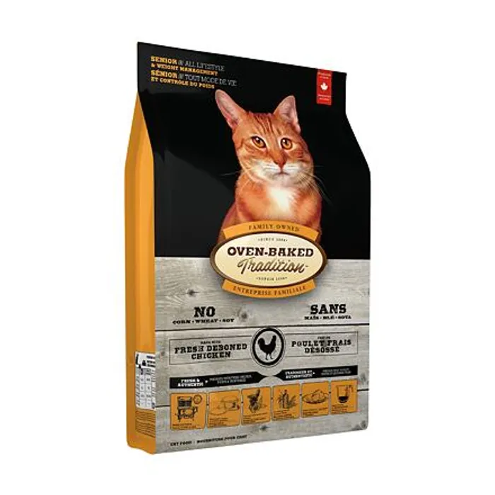 Główne zdjęcie produktu OBT Senior/Weight Management Cat Chicken 4,54 kg