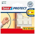 Odbojniki ochronne „Protect® 57899”, białe, 10 mm x 10 mm TESA