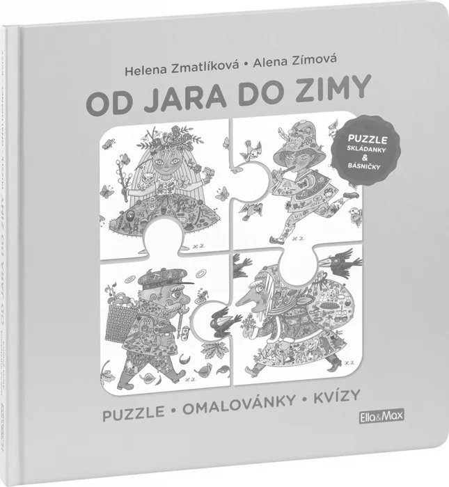 Główne zdjęcie produktu OD JARA DO ZIMY – Puzzle, básničky, omalovánky, kvízy