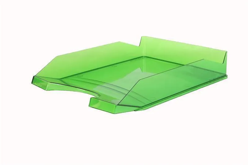 Główne zdjęcie produktu Odkladač, transparentní, zelený, plastový, VICTORIA