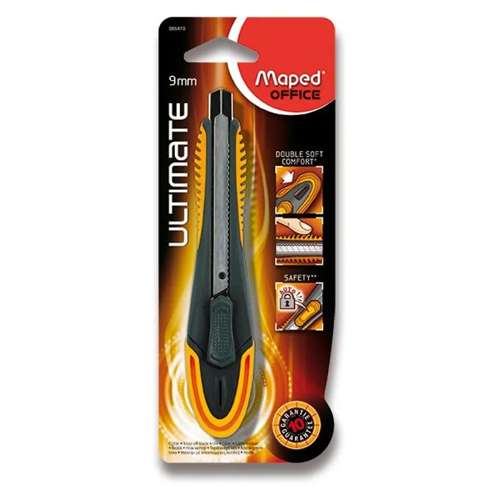 Główne zdjęcie produktu Odlamovací nůž Maped Ultimate - 9 mm, pro praváky