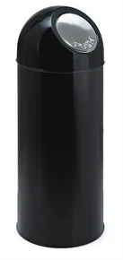 Kosz na śmieci, 55 l, metal, VEPA BINS, czarny