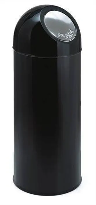 Główne zdjęcie produktu Odpadkový koš, 55 l, kovový, VEPA BINS, černý