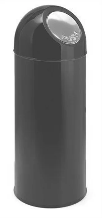 Główne zdjęcie produktu Odpadkový koš, 55 l, kovový, VEPA BINS, černý