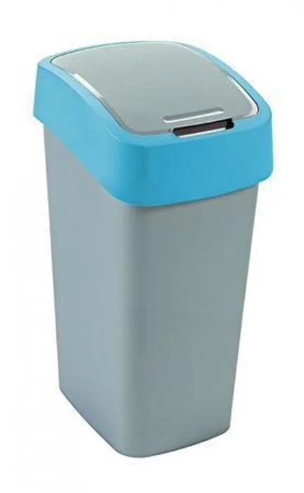 Główne zdjęcie produktu Odpadkový koš, modrá/šedá, na tříděný odpad, 50 l, CURVER