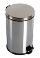 Kosz na śmieci, pedał, metal, 12 l, chrom
