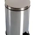 Następne zdjęcie produktu Kosz na śmieci, pedał, metal, 5 l, chrom