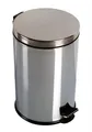Kosz na śmieci, pedał, metal, 5 l, chrom
