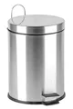 Kosz na śmieci, pedał, metal, 5 l, chrom