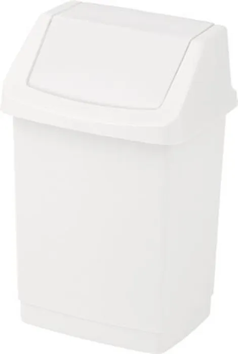 Główne zdjęcie produktu Odpadkový koš, s výklopným víkem, 50 l, CURVER "Click-it" bílý