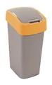 Kosz na śmieci, żółty/szary, na odpady sortowane, 50 l, CURVER