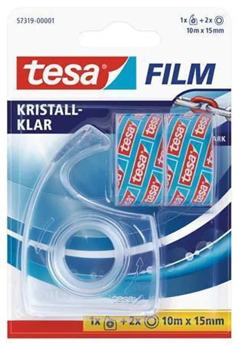 Główne zdjęcie produktu Odvíječ "57319", 2 ks lepící pásky 15mm x 10 m, TESA