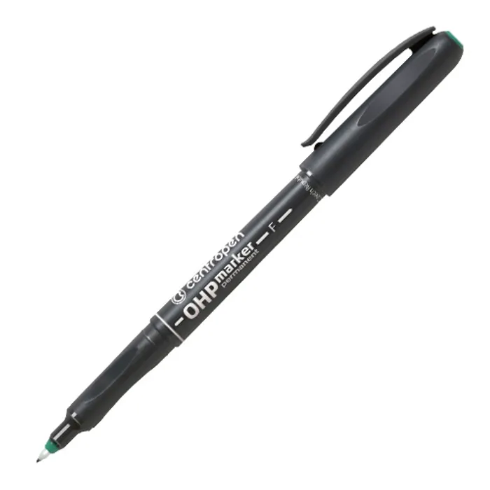 Główne zdjęcie produktu OHP permanentní popisovač 0,6 mm Centropen 2636 F zelený