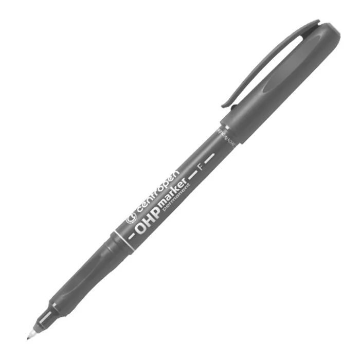 Główne zdjęcie produktu OHP permanentní popisovač 0,6 mm Centropen 2636 F zelený