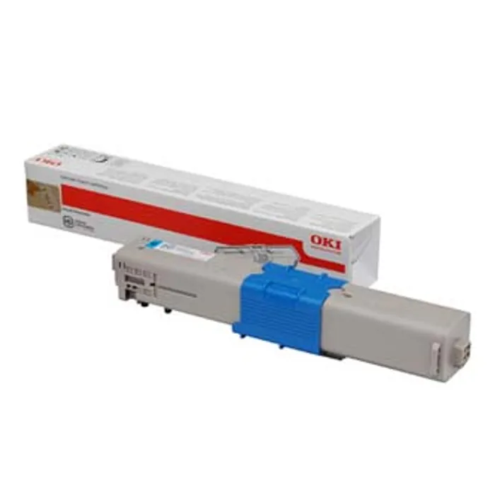 Główne zdjęcie produktu OKI originální toner 44973535, cyan, 1500str., OKI C301, C321, O