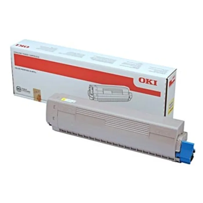 Główne zdjęcie produktu OKI originální toner 45862837, yellow, 7300str., OKI MC853, MC873, O