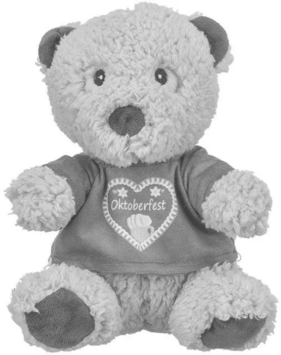 Główne zdjęcie produktu Oktoberfest Teddy, plyšový medvídek bez zvuku, 27 cm, béžová/hnědá - LIMITOVANÁ NABÍDKA