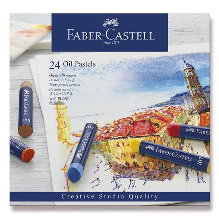 Główne zdjęcie produktu Olejové pastely Faber-Castell 127024 24 barev