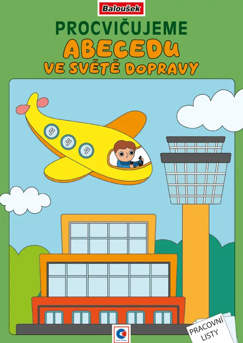 Główne zdjęcie produktu Omalovánka A4 - Procvičujeme abecedu - Ve světě dopravy